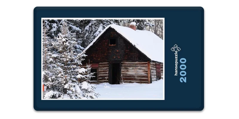 17905 Gebäude - Winterhütte Puzzle
