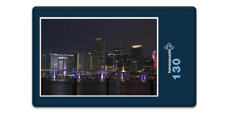 17918 Reisen - Miami bei Nacht Puzzle