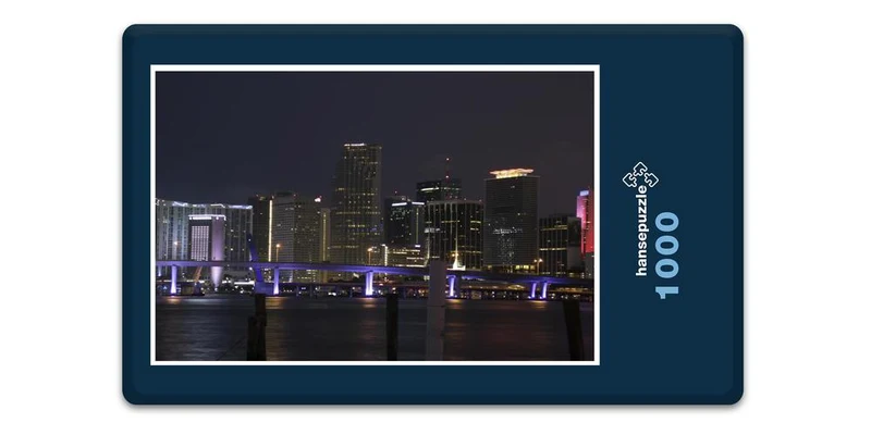 17918 Reisen - Miami bei Nacht Puzzle