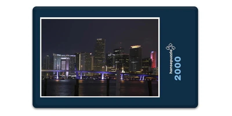 17918 Reisen - Miami bei Nacht Puzzle