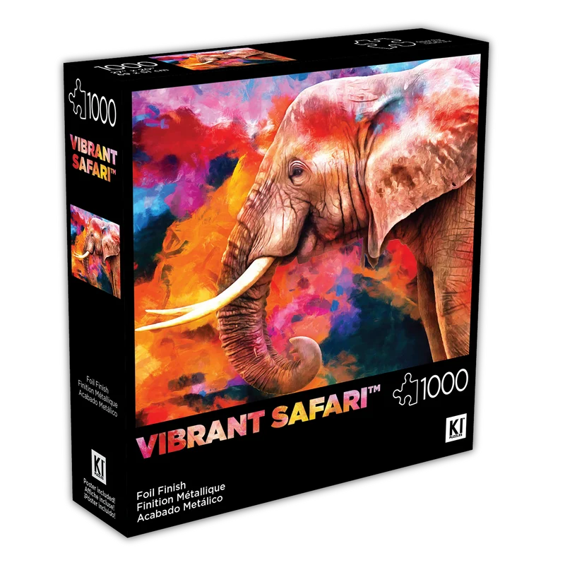 Vibrant Safari - Elephant (1000pcs)