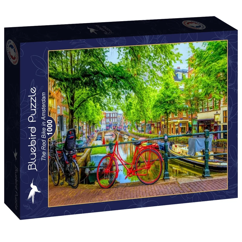 The Red Bike in Amsterdam (1000pcs)