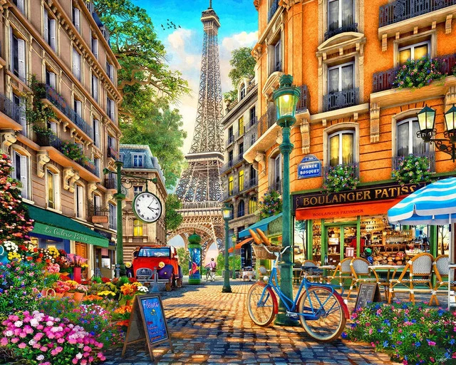 Paris Afternoon, Dominic Davison (1000pcs)