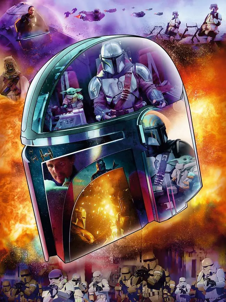 DMG Ravensburger The Mandalorian Helmet (770 pcs) (DAMAGED BOX)