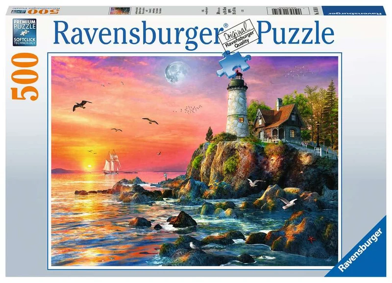 Ravensburger Lighthouse At Sunset (500pcs)