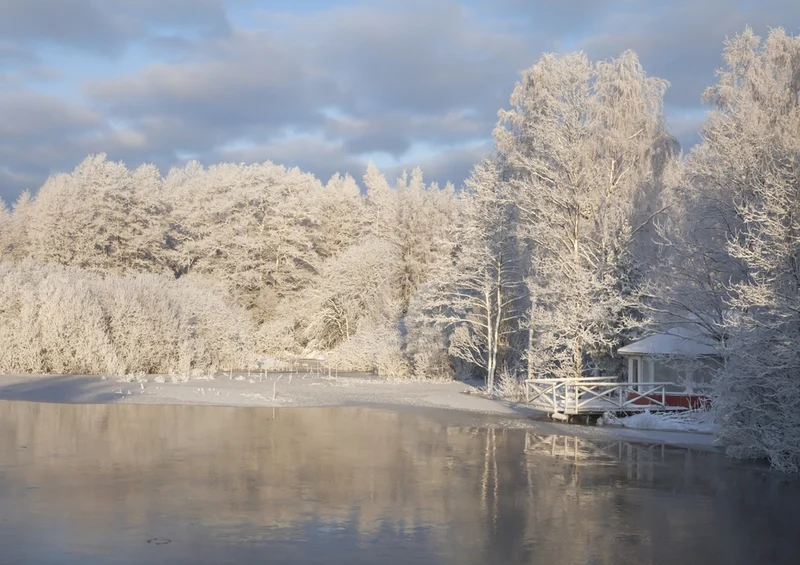 43257 Gebäude - Winterlandschaft Puzzle