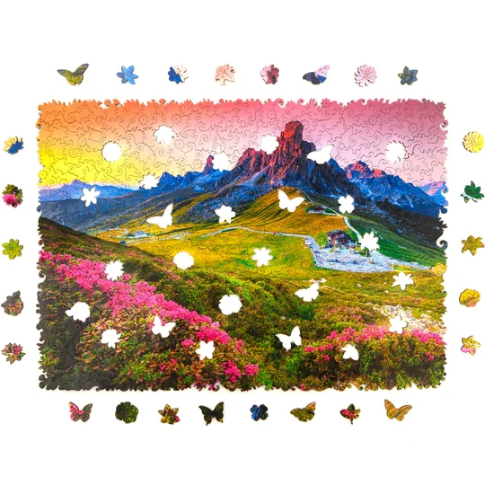 Mountain (Size M) (Wooden Jigsaw Puzzle)