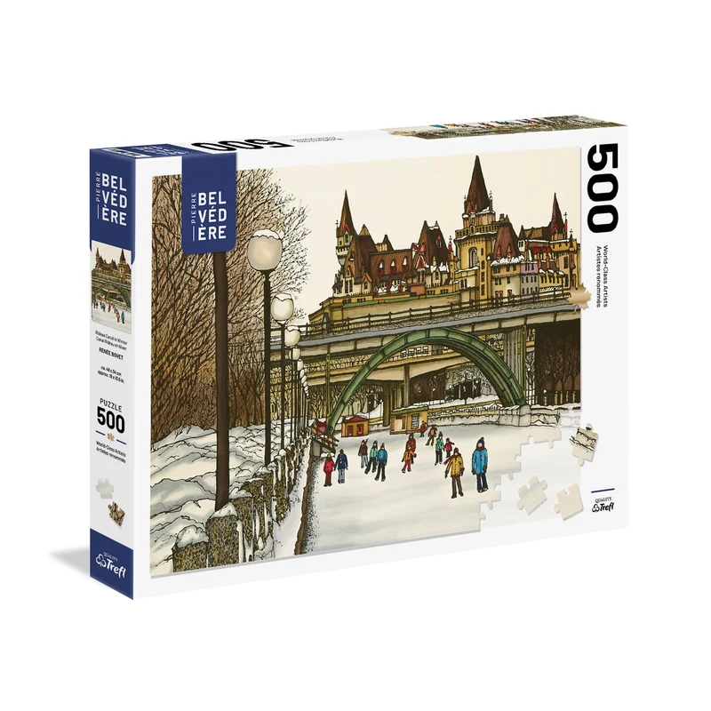 Rideau Canal In Winter, Bovet (500pcs)