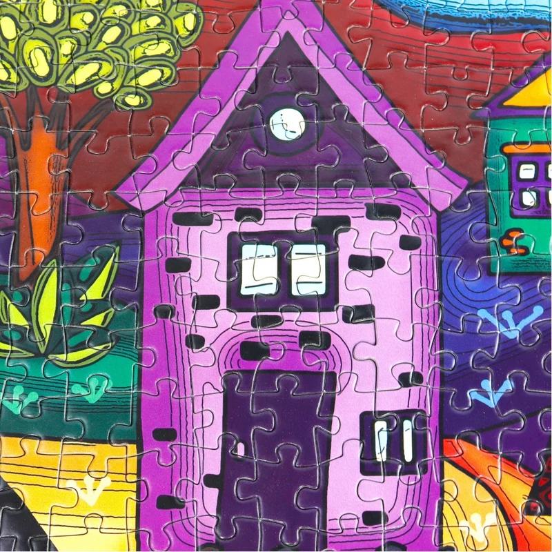 Maisons Dans La Vallee / Houses in the Valley, Anie Maltais (1000pcs)