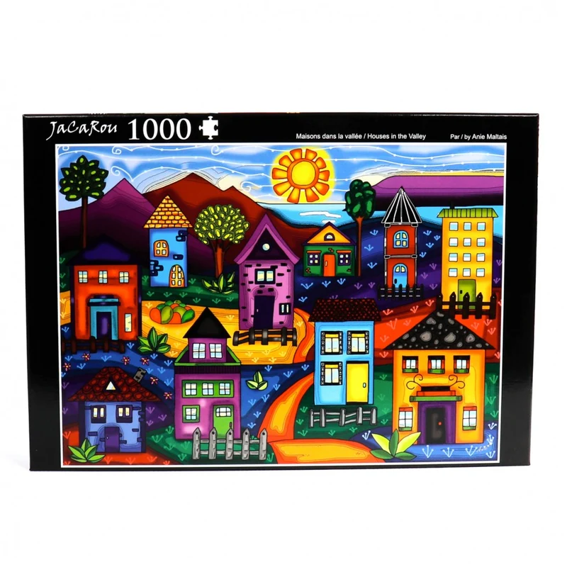 Maisons Dans La Vallee / Houses in the Valley, Anie Maltais (1000pcs)