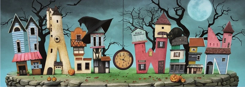 Halloween Town (1000pcs) (Panoramic)