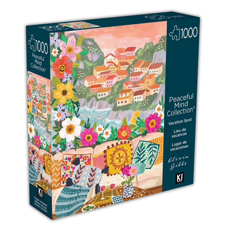 Peaceful Mind - Vacation Spot, Olivia Gibbs (1000pcs)