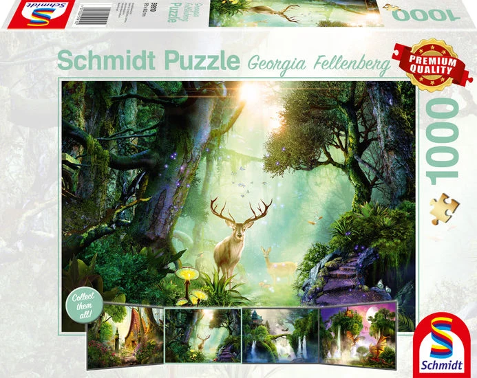 Deer in the Forest, Georgia Fallenberg (1000pcs)