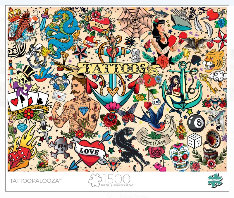 DMG Tattoopalooza (1500pcs) (DAMAGED BOX)