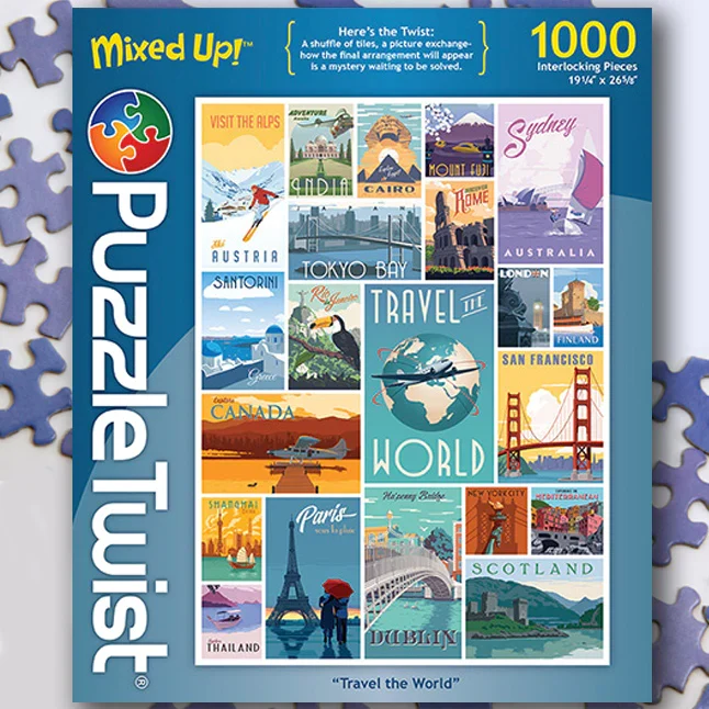 Travel The World - Mixed Up! (1000pcs)