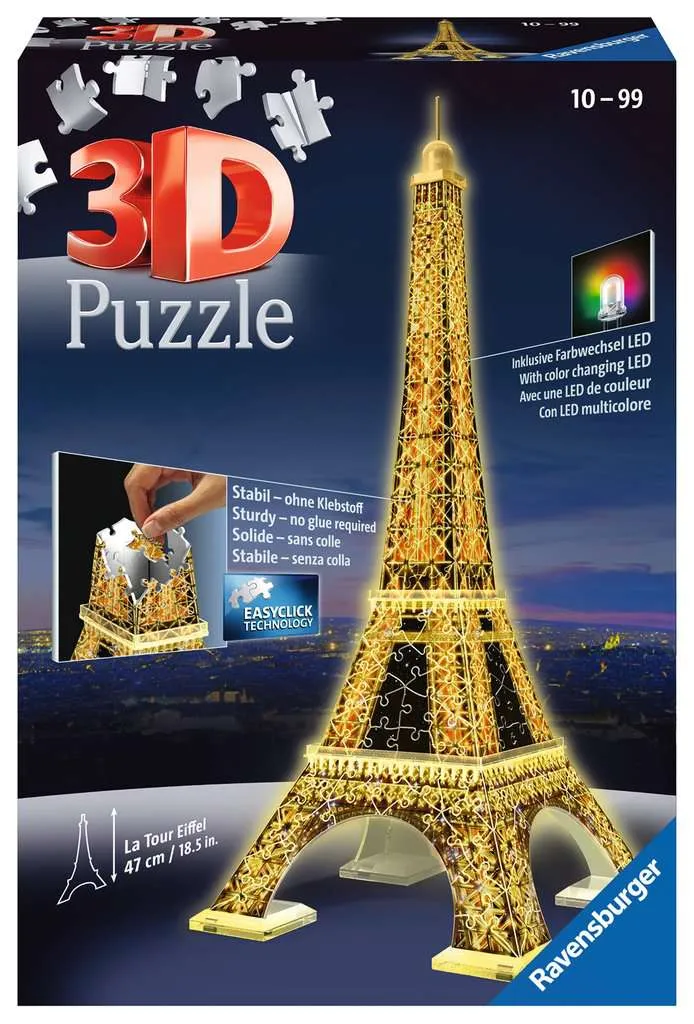 Ravensburger Eiffel Tower - Night Edition (3D Puzzle)