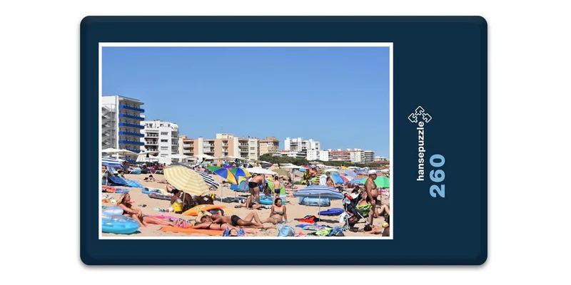 17751 Menschen - Am Strand Puzzle