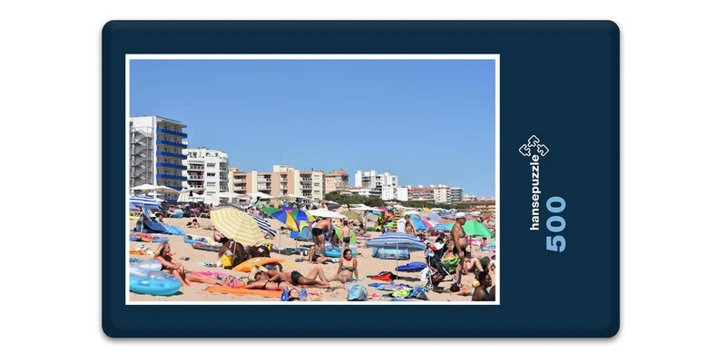 17751 Menschen - Am Strand Puzzle