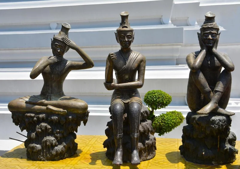 17754 Wissenschaft - Thai-Yoga-Statuen Puzzle