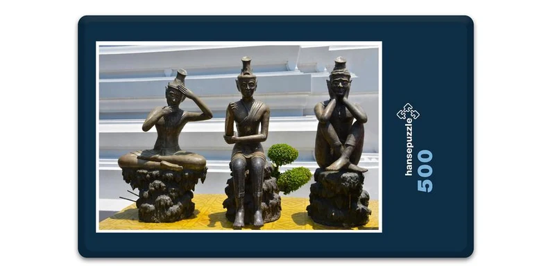 17754 Wissenschaft - Thai-Yoga-Statuen Puzzle