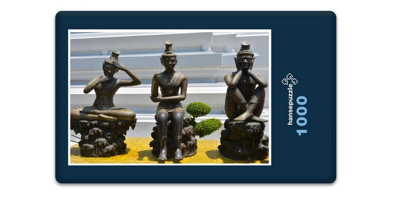 17754 Wissenschaft - Thai-Yoga-Statuen Puzzle