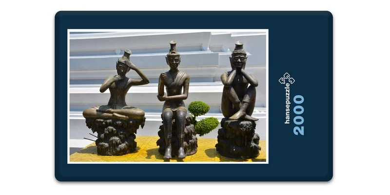17754 Wissenschaft - Thai-Yoga-Statuen Puzzle