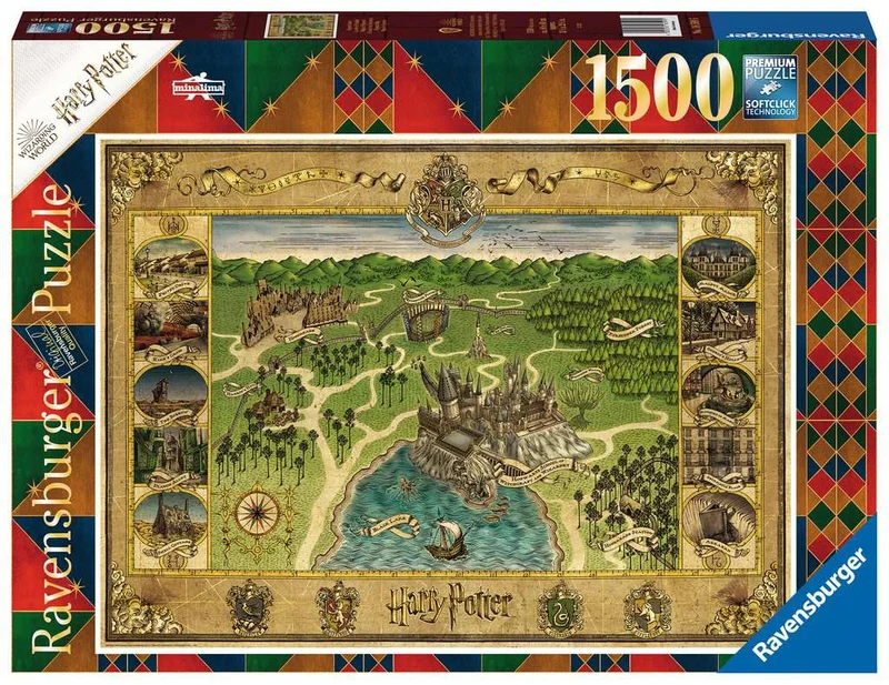 Ravensburger Hogwarts Map (1500pcs)
