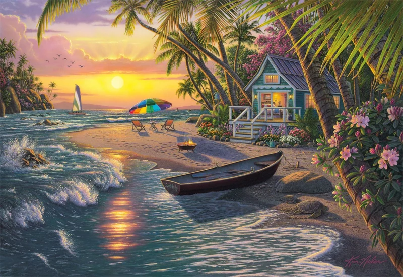 Sunset Beach, Kim Norlien (2000pcs)
