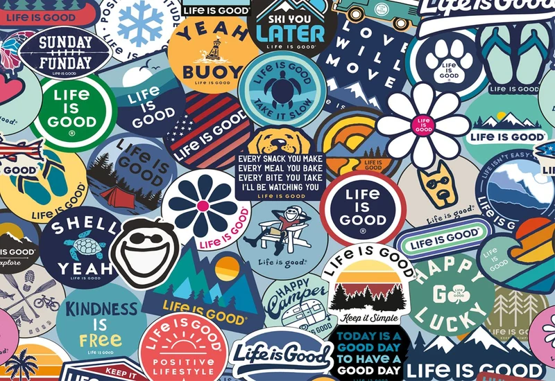Life Is Good: Sticker Collage (1500pcs)