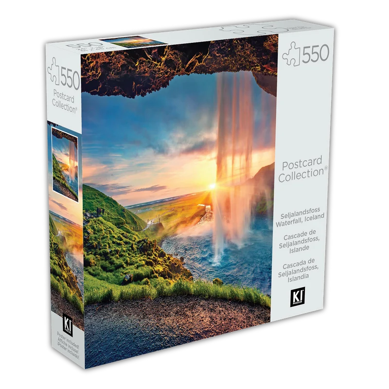 Postcard Collection - Seljalandsfoss Waterfall, Iceland (550pcs)