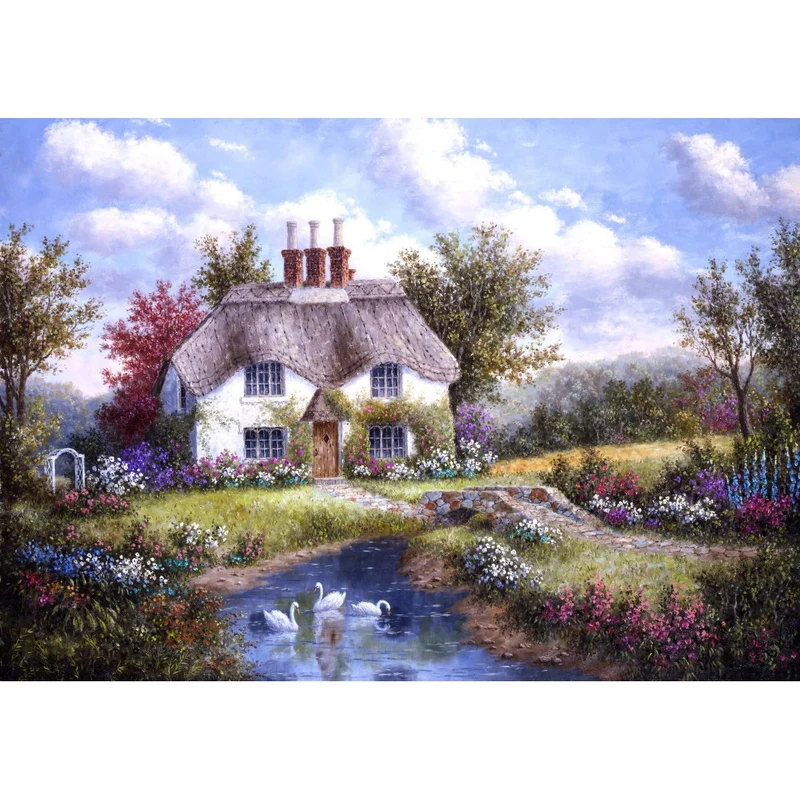 Swan Creek Cottage, Dennis Lewan (1500pcs)