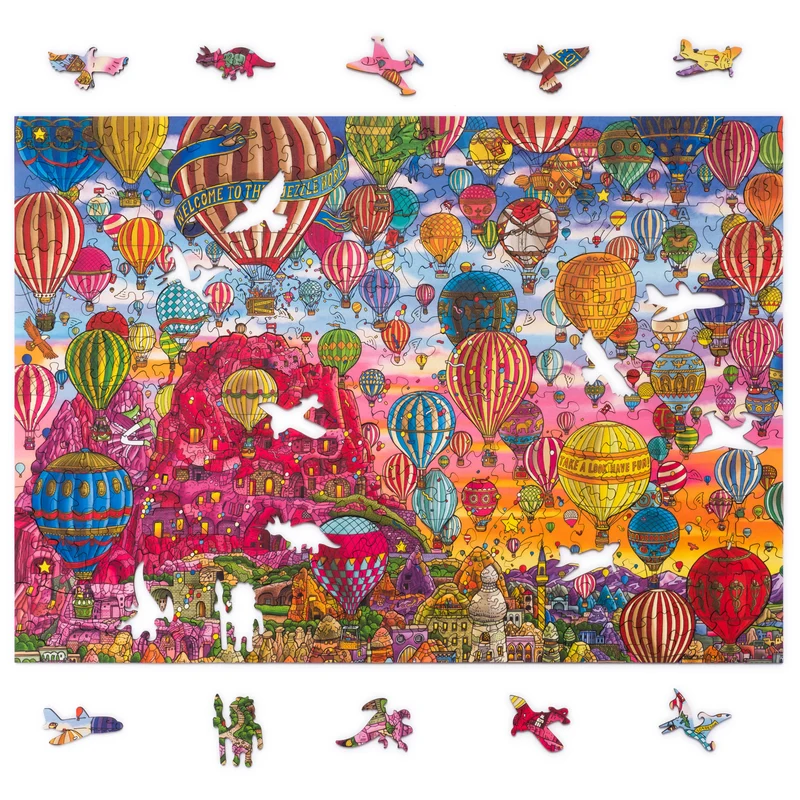 Amazing Cappadocia (Quezzle Part 1) (Wooden Jigsaw Puzzle)