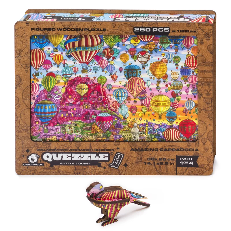 Amazing Cappadocia (Quezzle Part 1) (Wooden Jigsaw Puzzle)