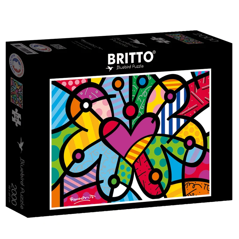 Romero Britto - Heart Butterfly (2000pcs)