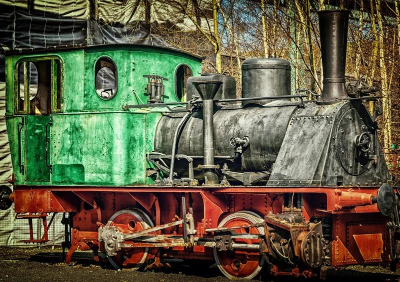 17668 Fortbewegung - Dampf-Lokomotive Puzzle