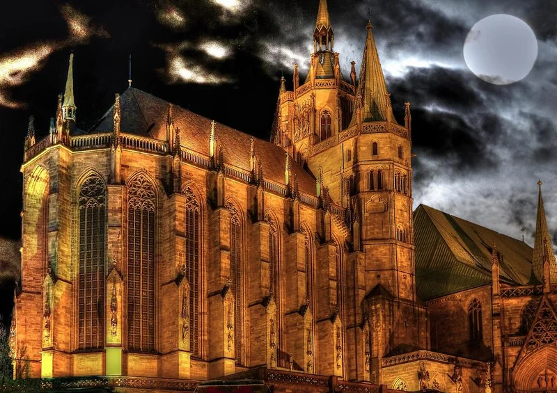 23348 Gebäude - Erfurter Dom Puzzle