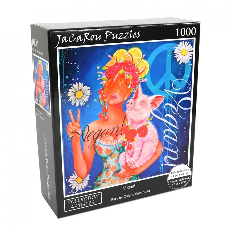 Vegan! Colette Falardeau (1000pcs SQUARE)