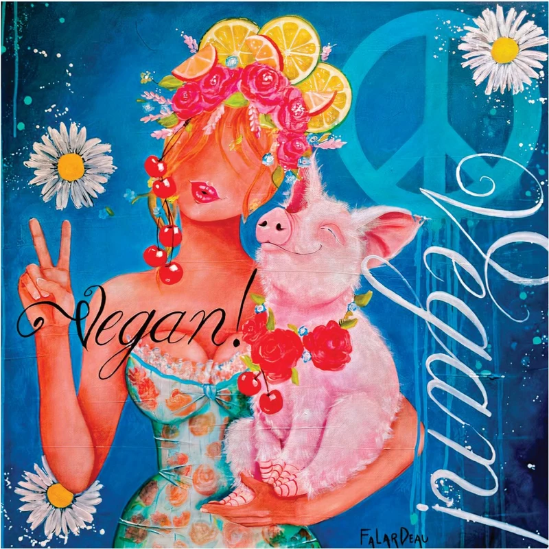 Vegan! Colette Falardeau (1000pcs SQUARE)