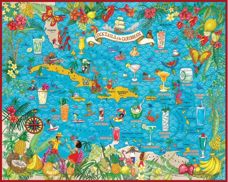 Cocktails of the Caribbean, Takayo Akiyama (1000pcs)