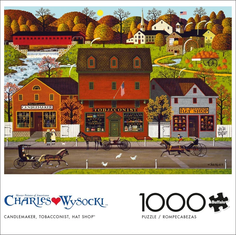 Candlemaker, Tobacconist, Hat Shop, Charles Wysocki (1000pcs)