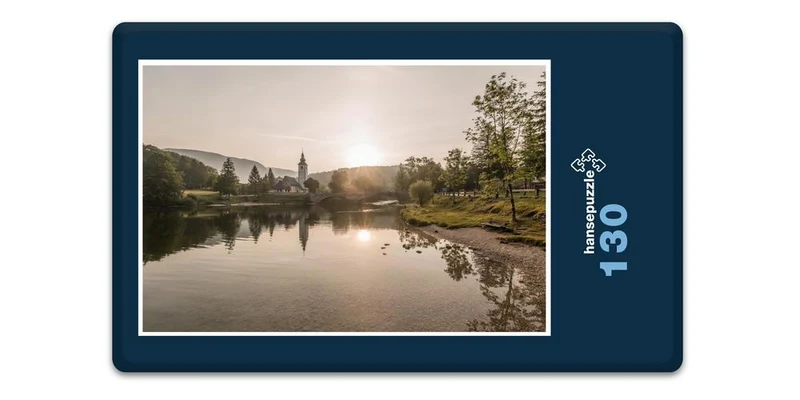 17872 Natur - Kirche am Fluß Puzzle