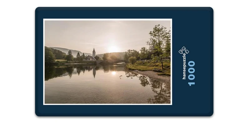 17872 Natur - Kirche am Fluß Puzzle
