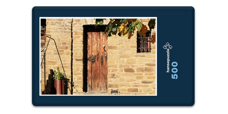 17875 Gebäude - Holztür Puzzle