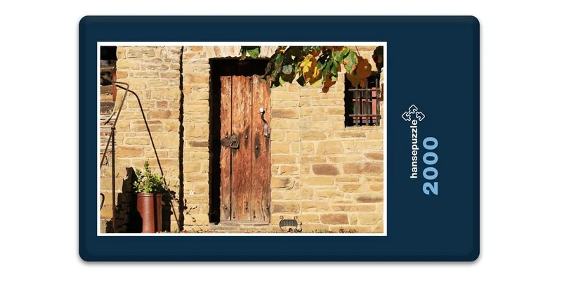 17875 Gebäude - Holztür Puzzle