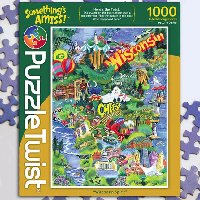 DMG Wisconsin Spirit - Something's Amiss (1000pcs) (DAMAGED BOX)