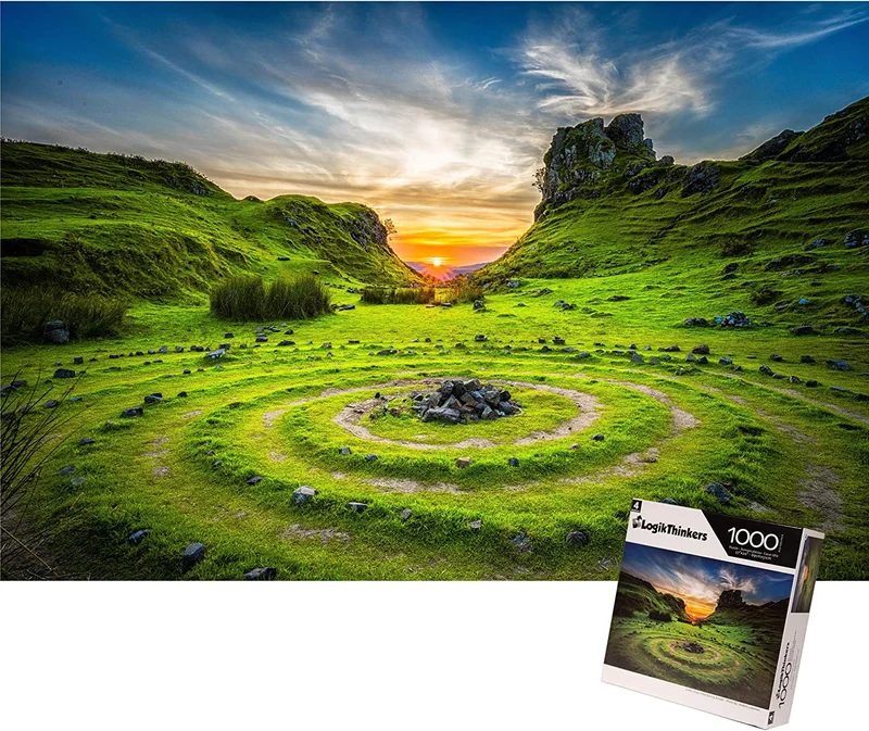 Green Grass Field During Sunset