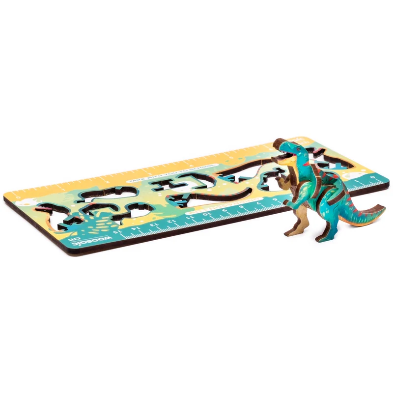 Woosaic Tyrannosaurus Rex 4 in 1 - Dino Collection (Wooden Jigsaw Puzzle)