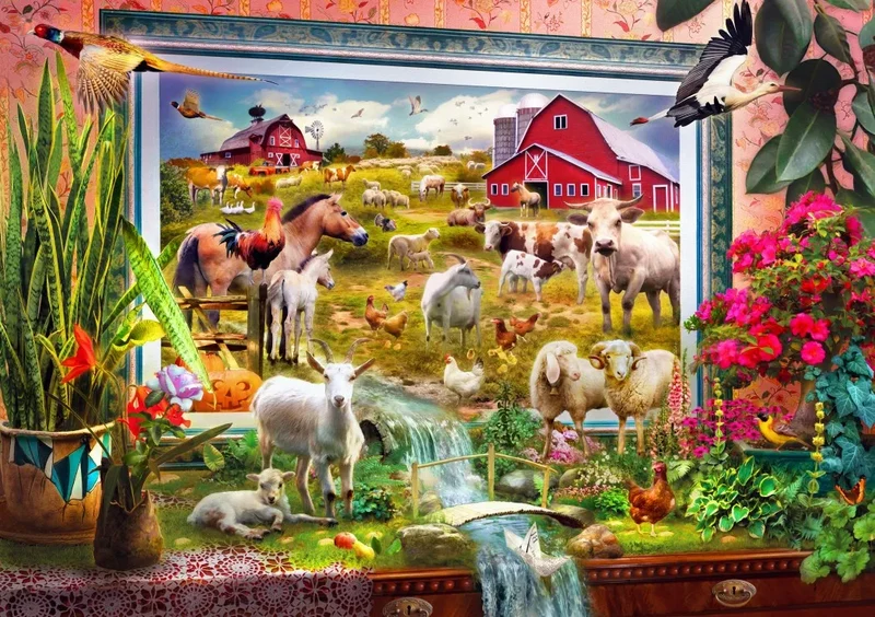 Magic Farm Painting, Jan Patrik Krasny (1000pcs)