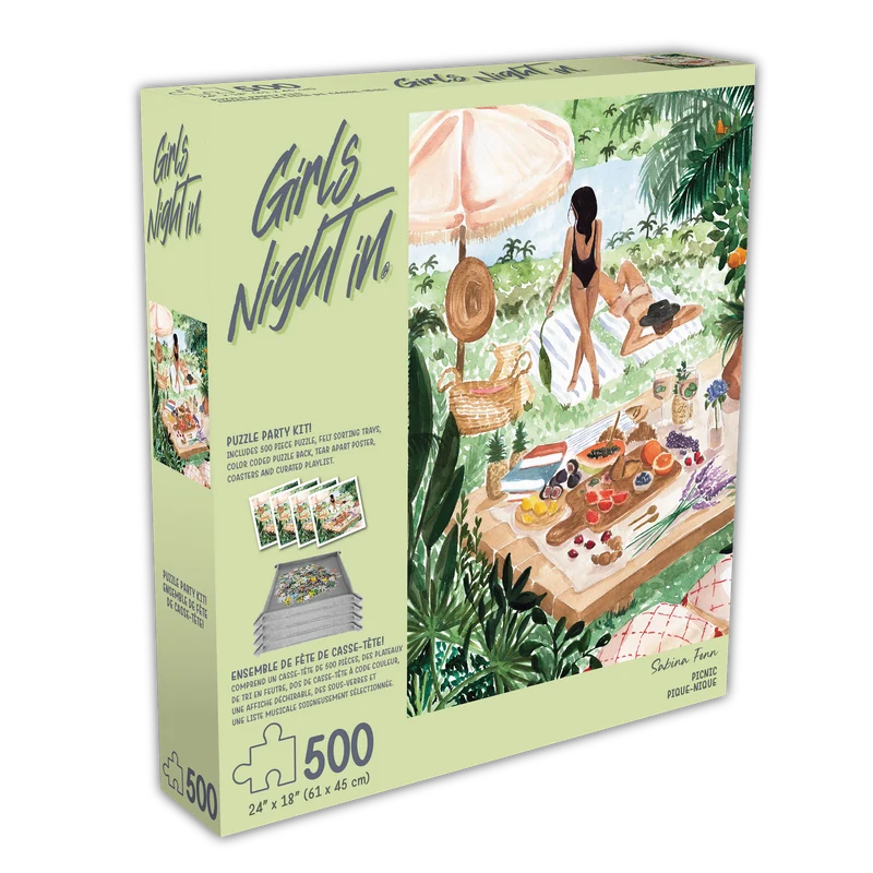 Girls Night In - Picnic (Puzzle Party Kit) (500pcs)