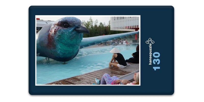 17794 Tierwelt - Vogel im Pool Puzzle